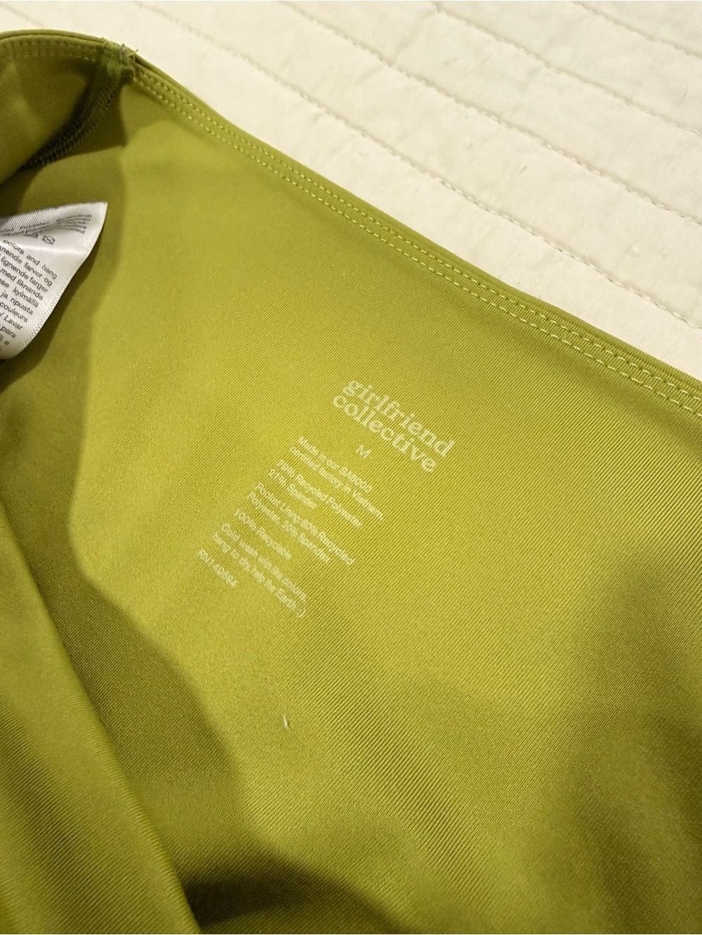 girlfriend collective Green High-Waist Pocket Legging & Dylan Tank Set - Picture 5 of 7